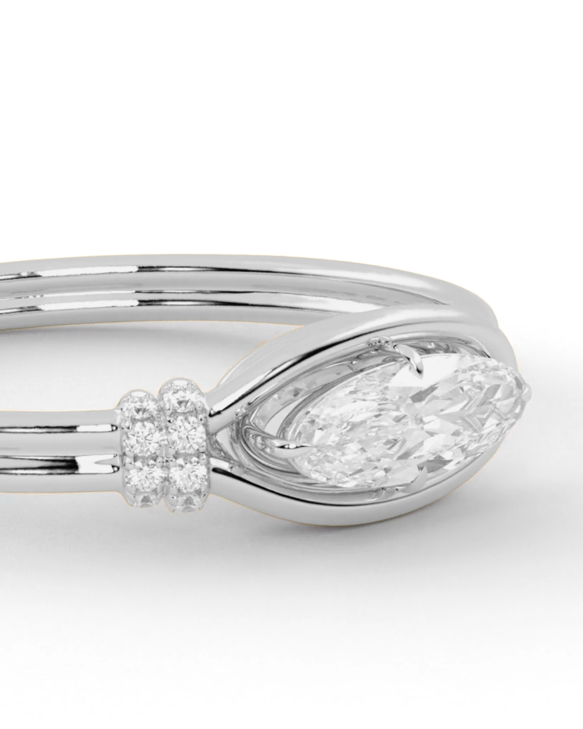 Silver Moval Bracelet