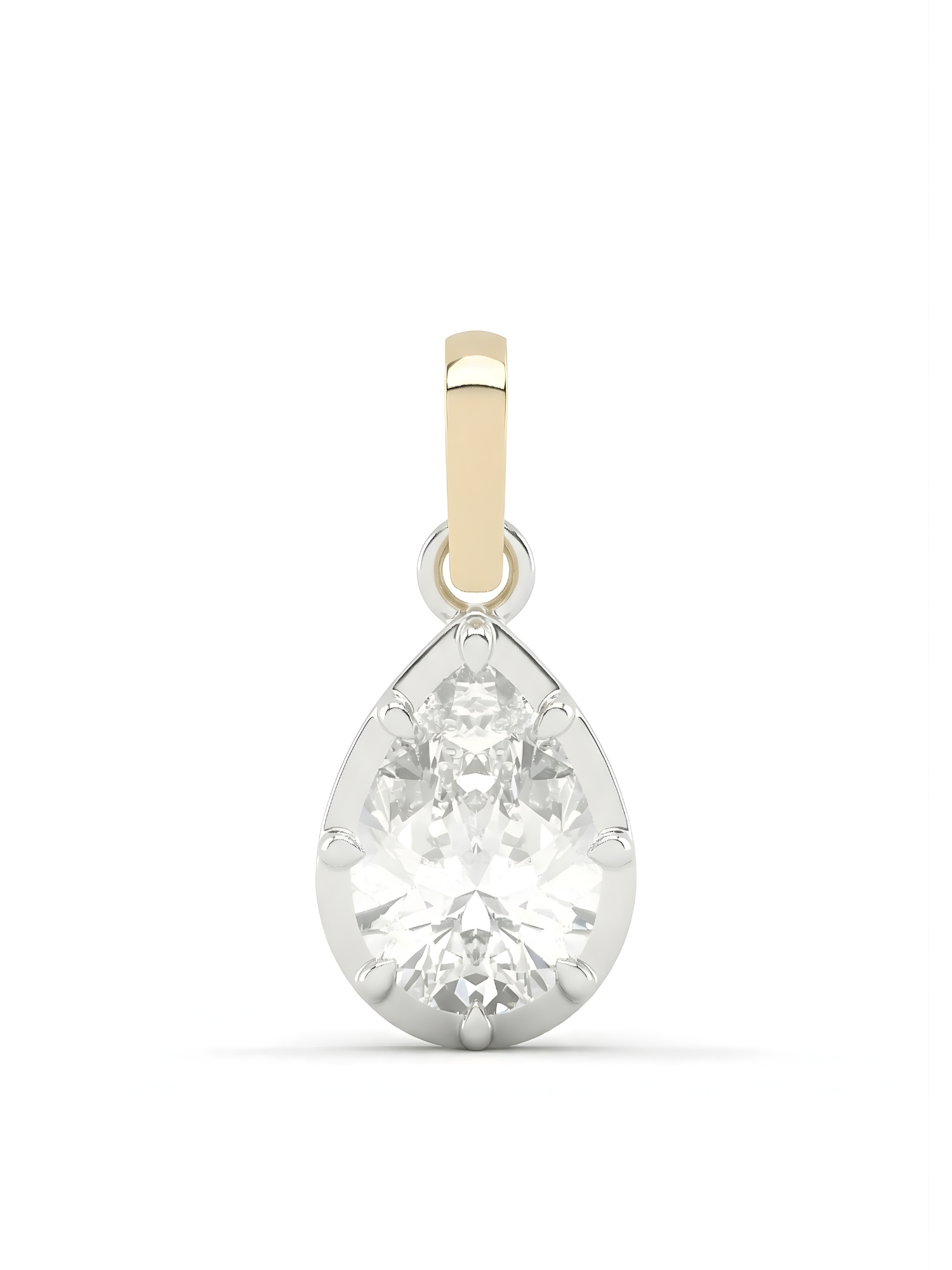 Pear Georgian Pendant