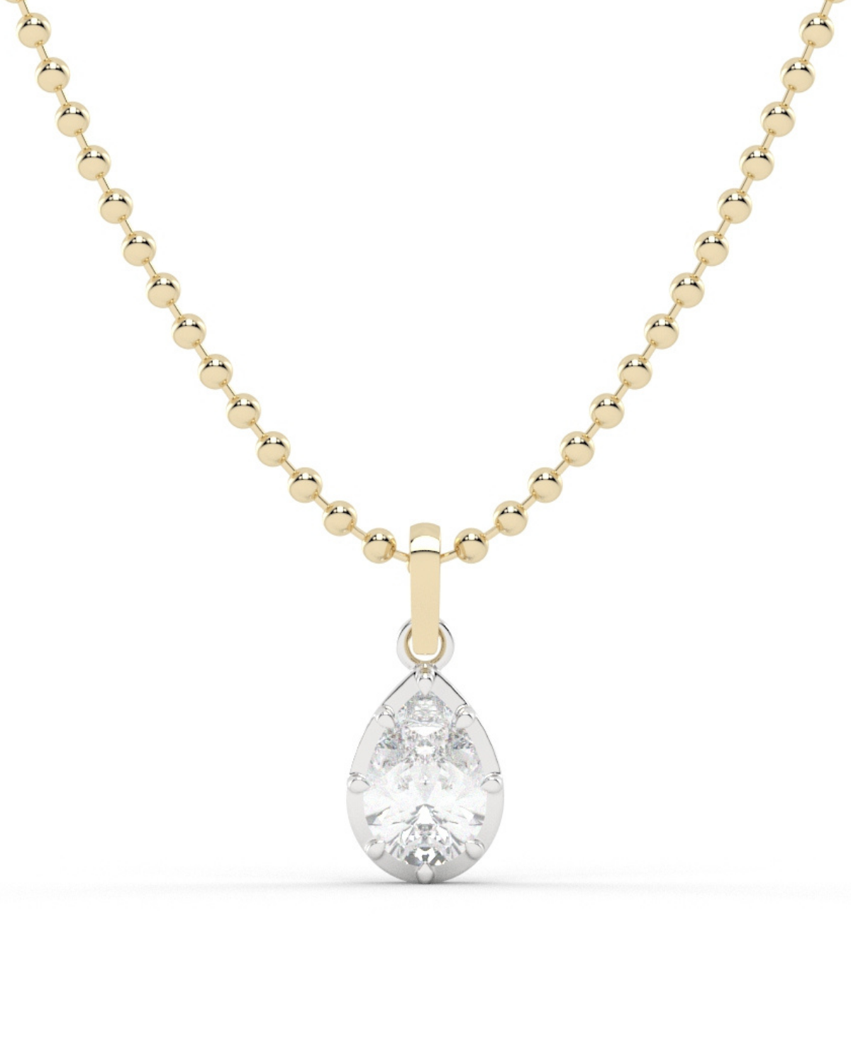 Pear Georgian Pendant
