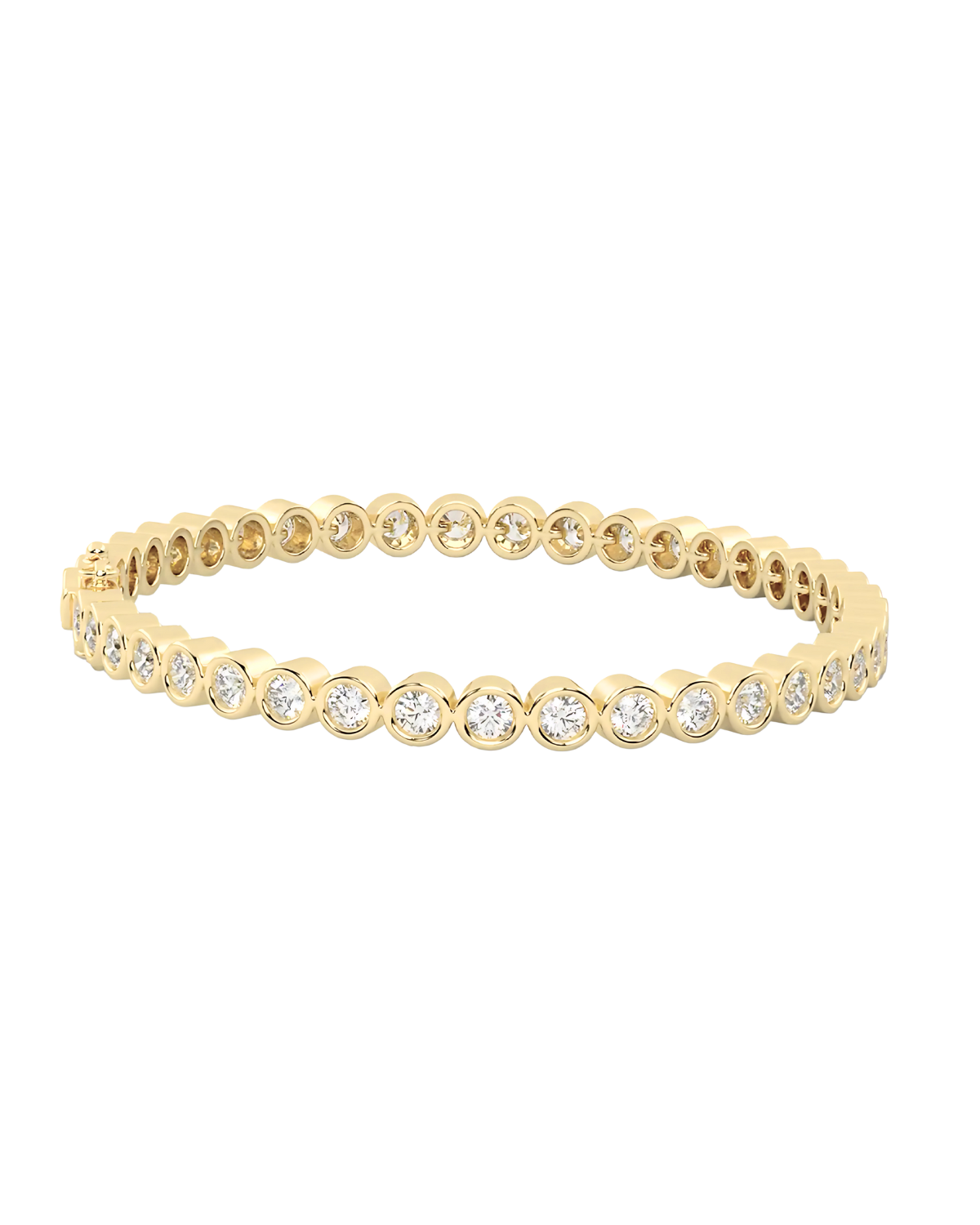 Round Bezel Tennis Bracelet
