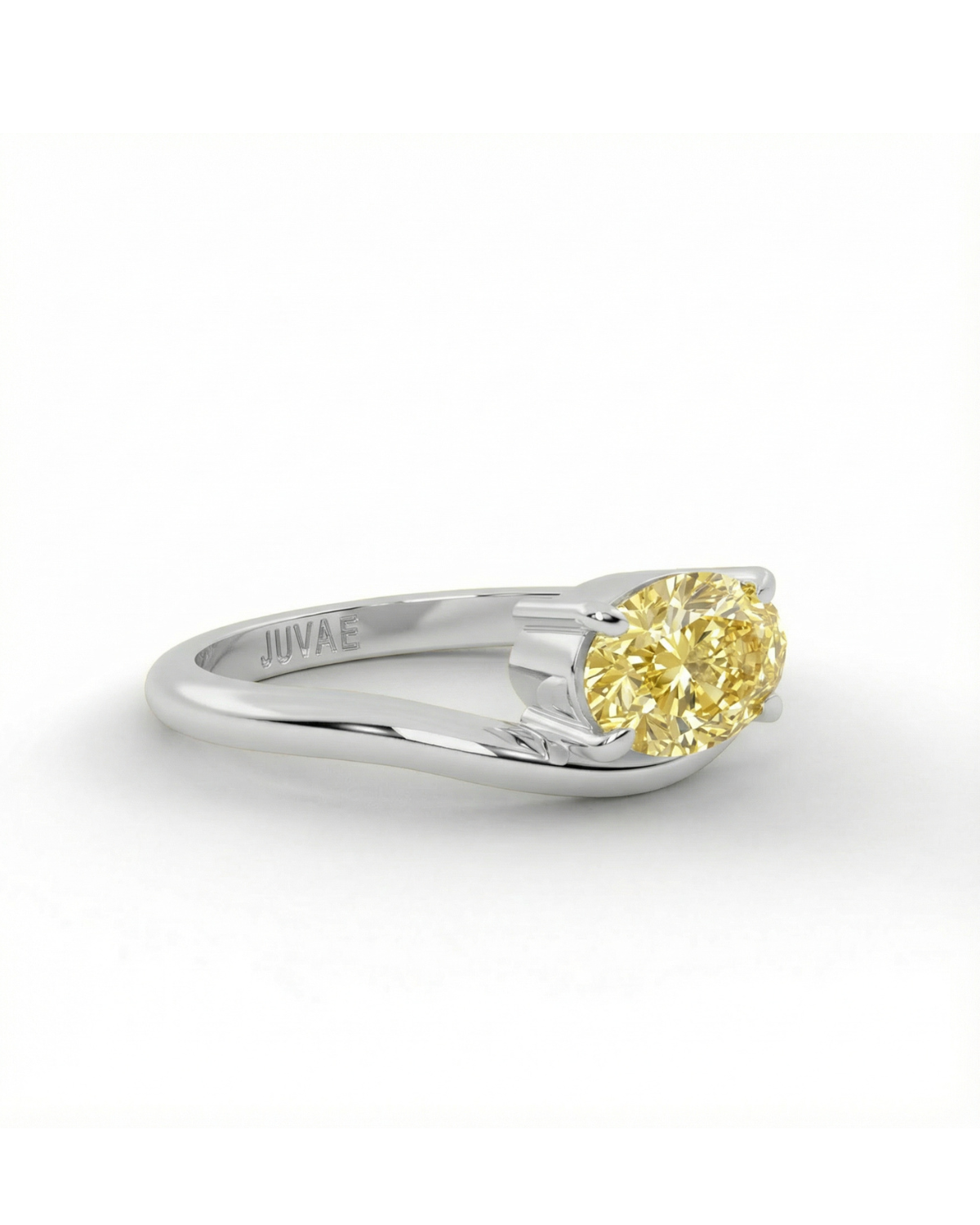 Fancy Yellow Fiore Pinky Ring