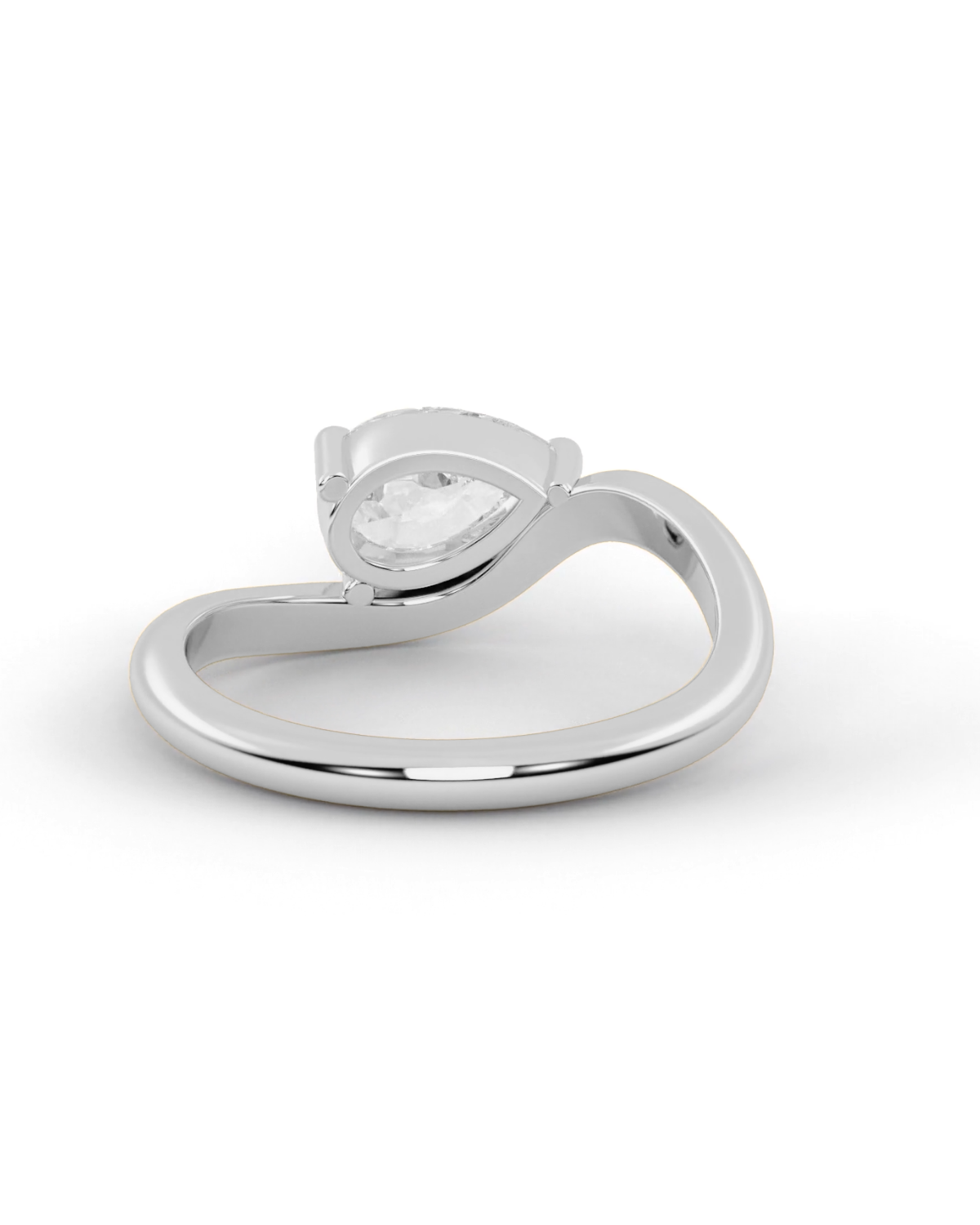 Silver Celeste Pinky Ring