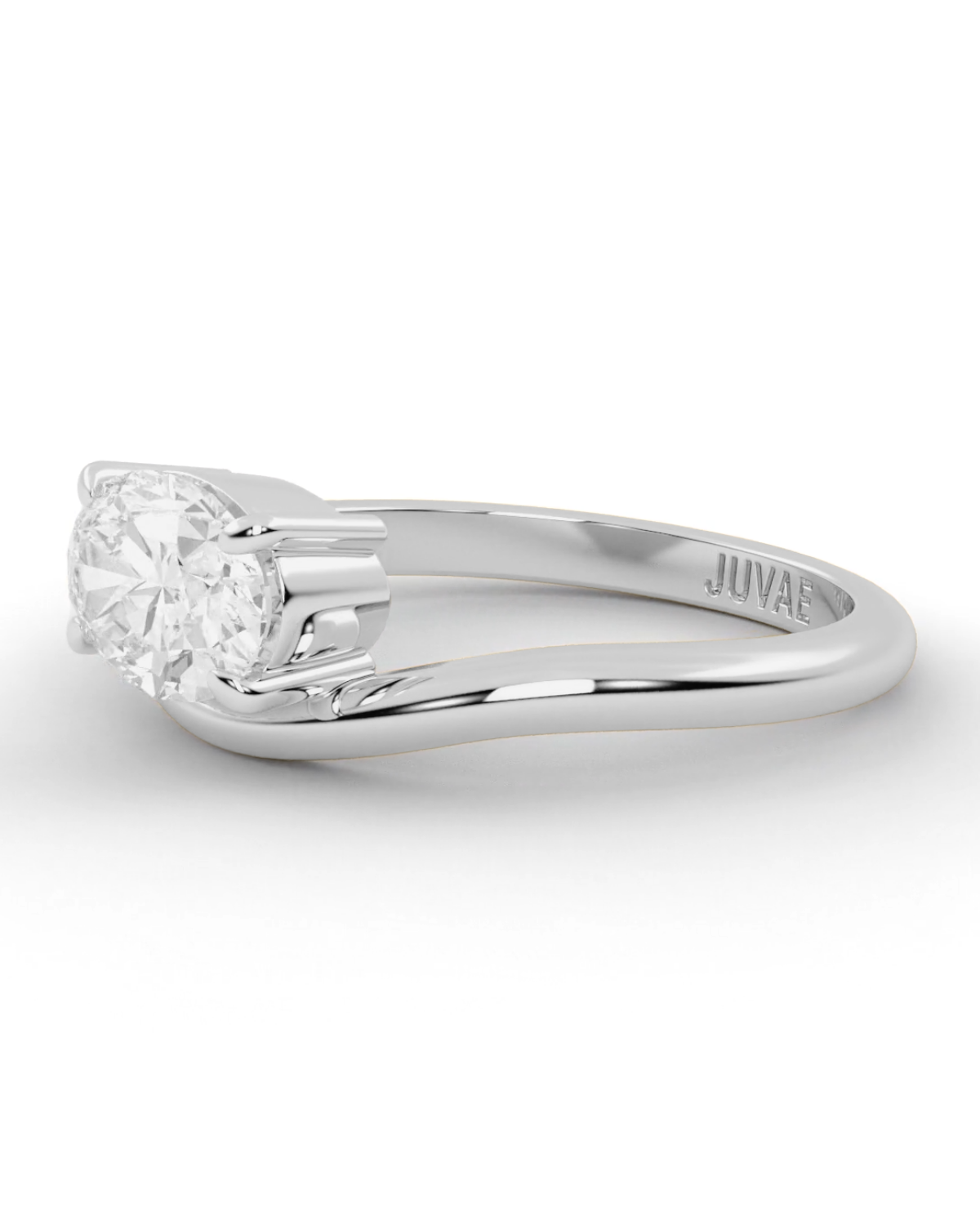 Silver Fiore Pinky Ring