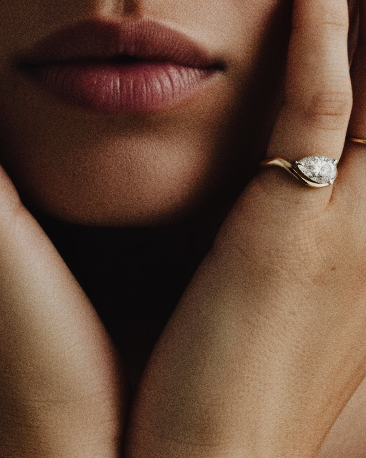 Fancy Yellow Celeste Pinky Ring