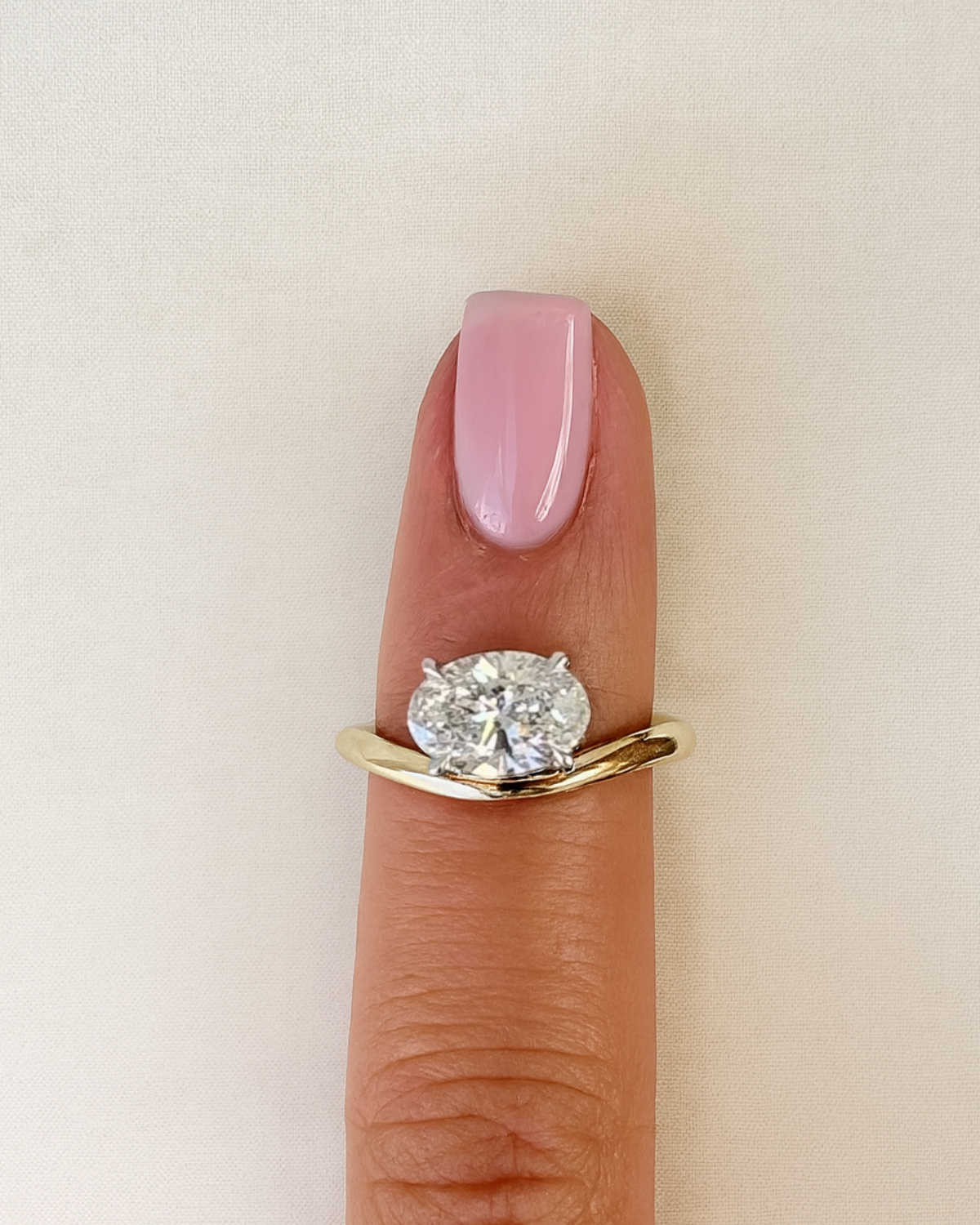 Fancy Yellow Fiore Pinky Ring