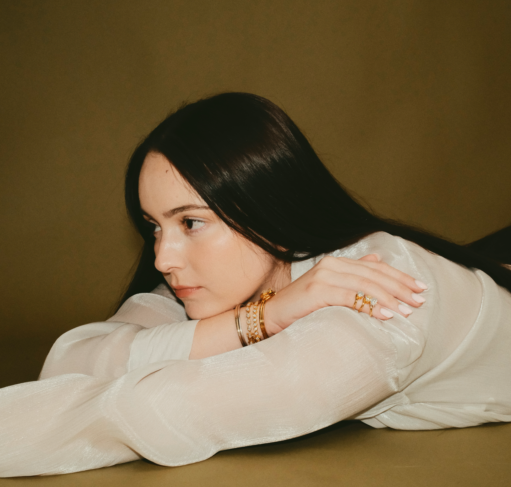 Pear Bezel Tennis Bracelet