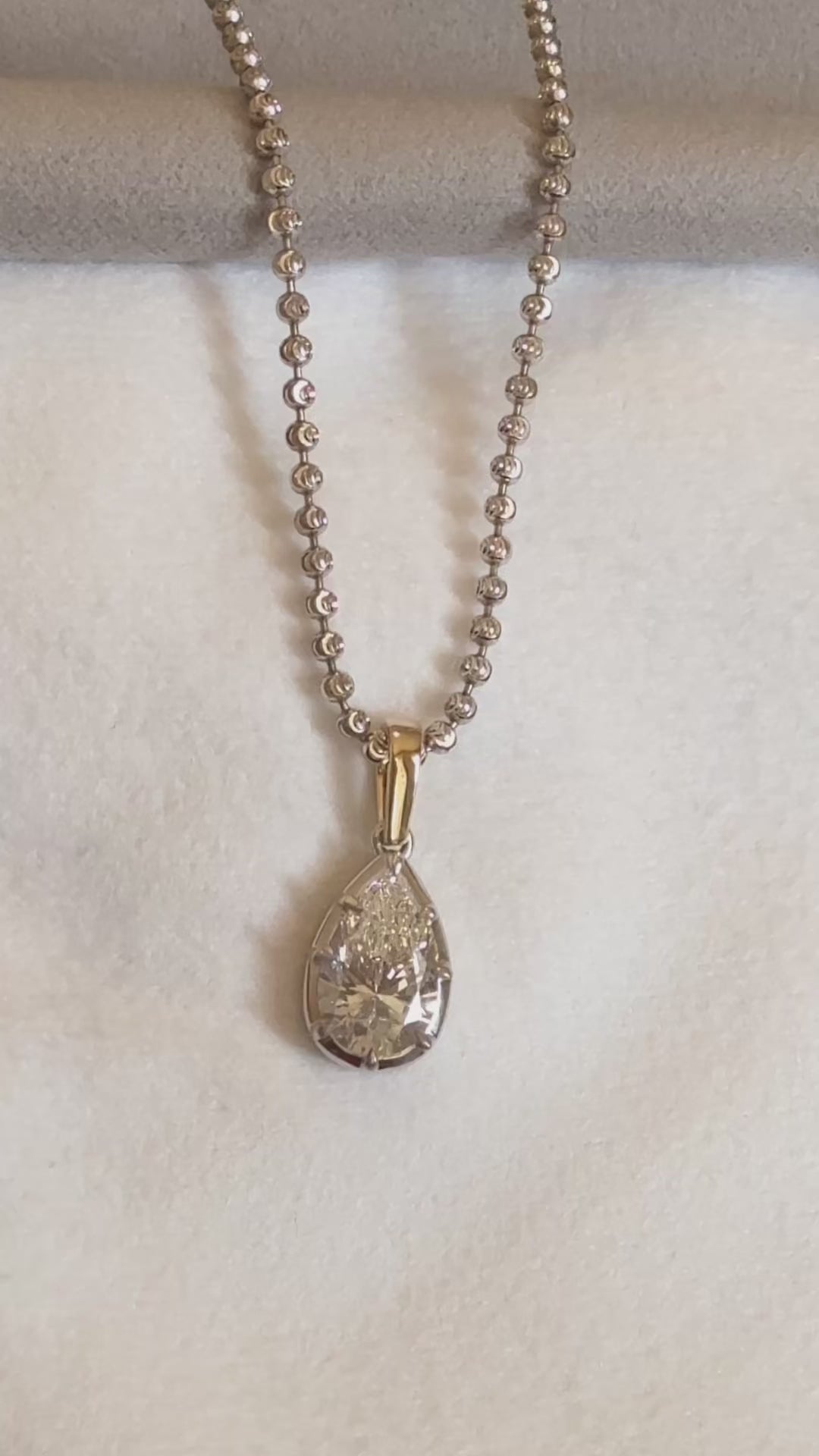 Pear Georgian Pendant